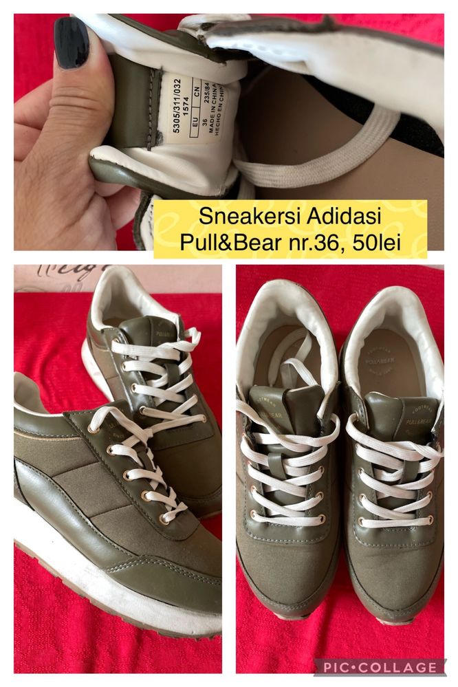 Sneakersi / Adidasi Zara 37 / Pull&Bear Nike 36  fete
