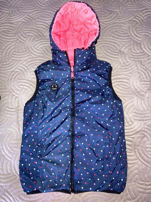 Детска двулицева грейка, яке за момиче