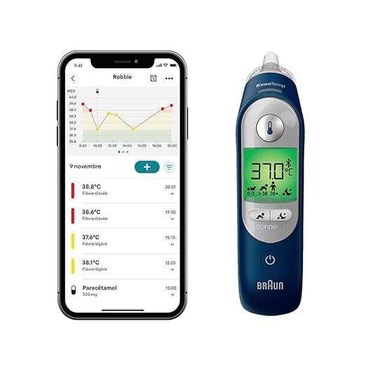 Термометър за ухо за бебета и деца Braun ThermoScan® 7+ connect