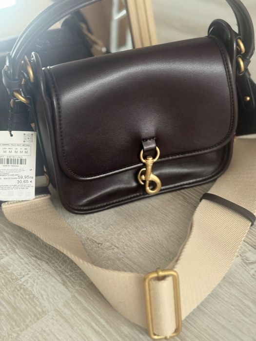 Дамски боти   37 номер естествена кожа /чанта Zara Нова