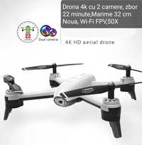 Drona cu 2 camere Full HD, zbor 22 minute,Zoom 50x,Noua, Wi-Fi FPV,50X