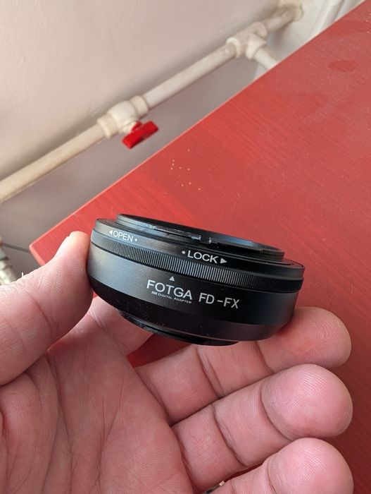 adaptor Canon FD la Fuji FX