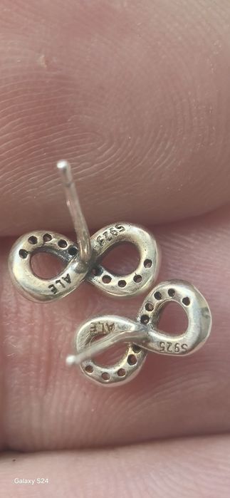 Inel și cercei Pandora  infinit