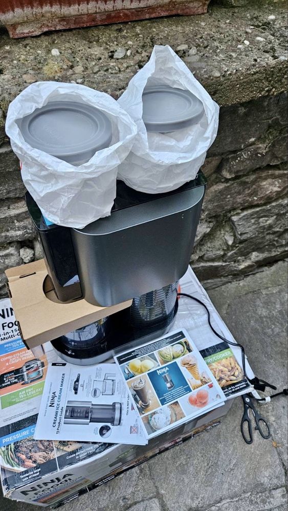 Ninja CREAMi Ice Cream Maker.