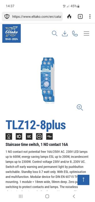 temporizator scara releu