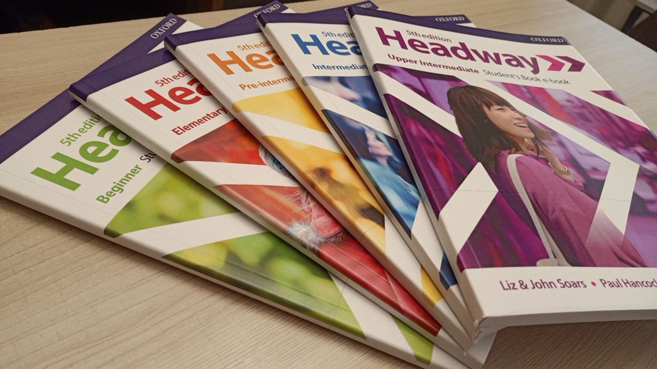 English file, Headway, Solutions