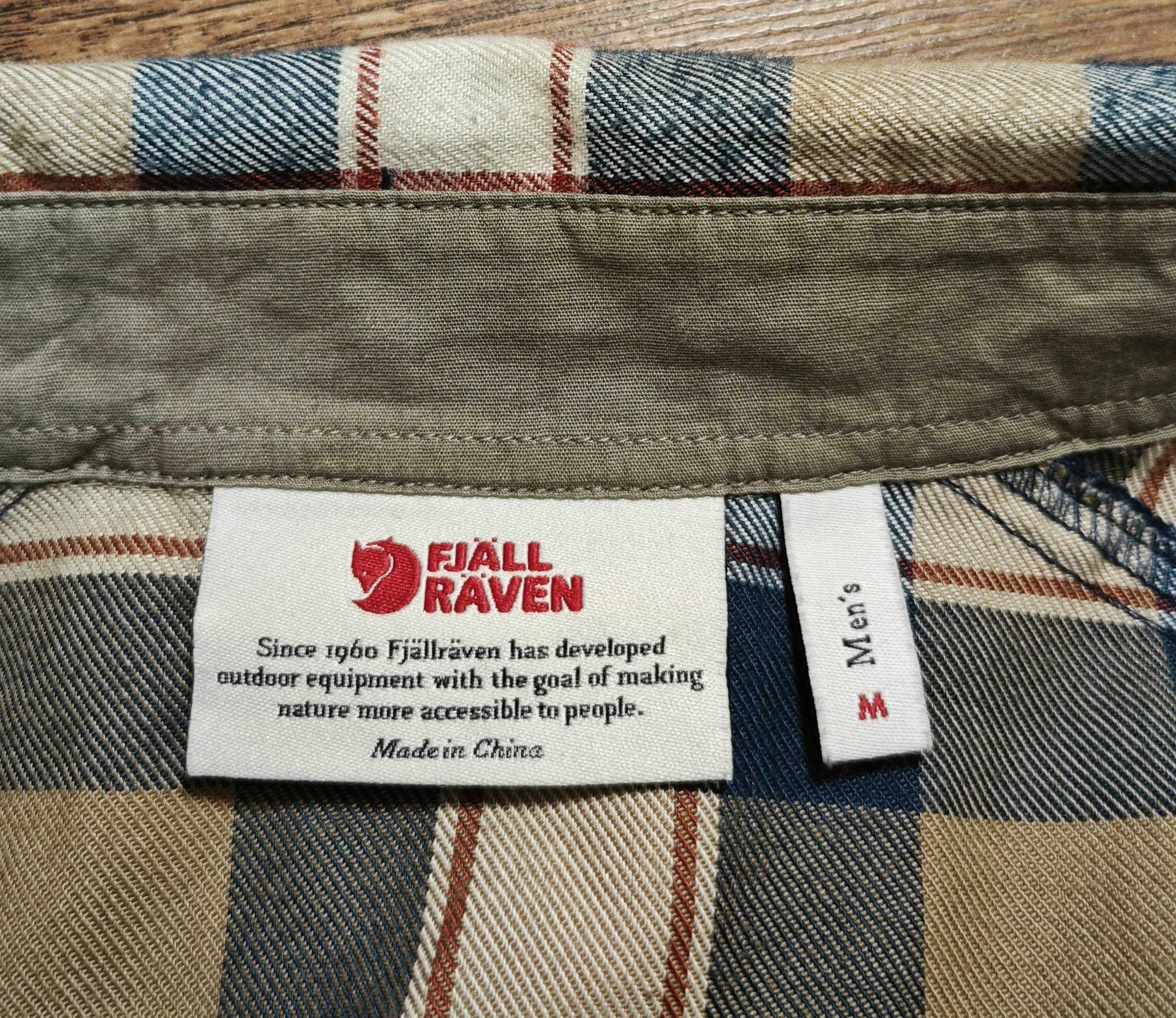 FJALLRAVEN Оригинална мъжка риза с навиващи ръкави размер М