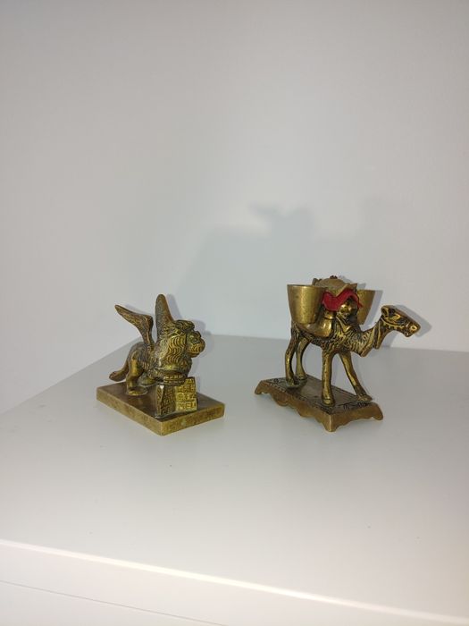 2 statuete din bronz / anticariat