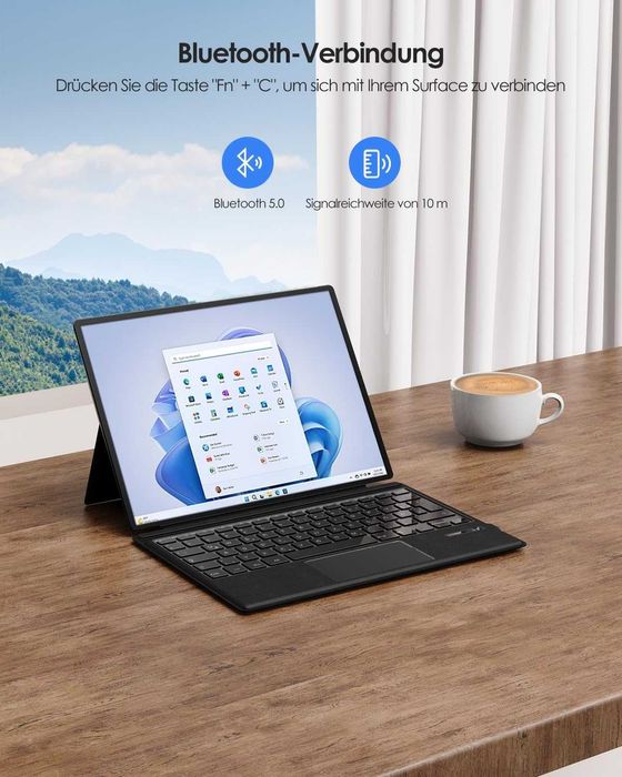 Tastatură wireless Qulose Surface Pro pt Surface Pro 7 Plus/Pro 7/Pro