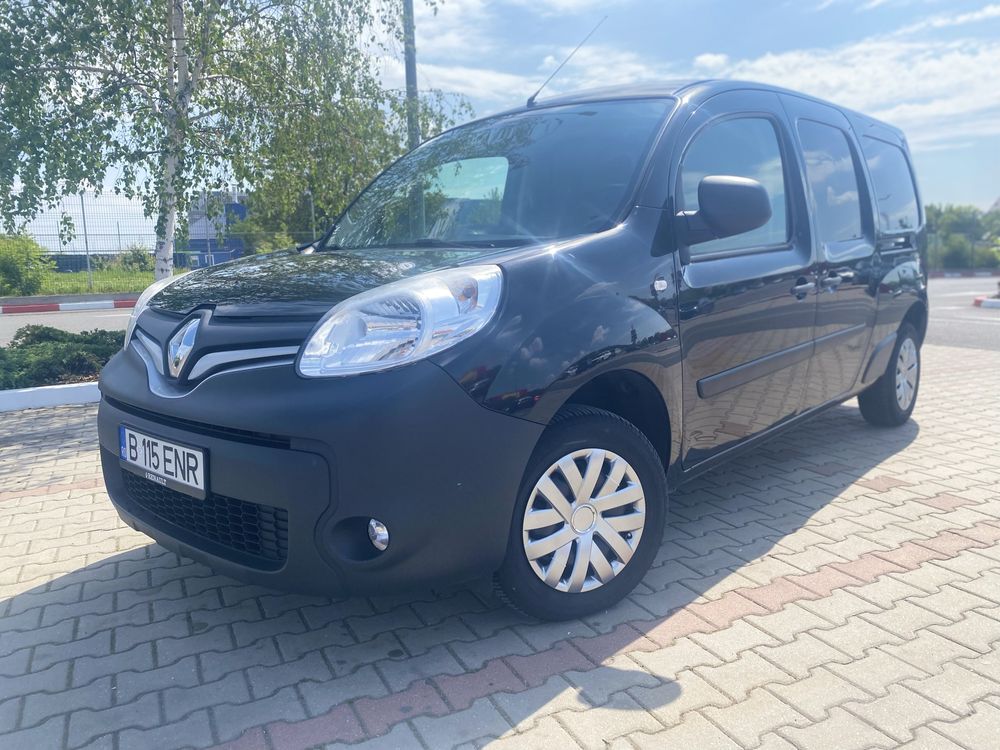 Renault Kangoo Maxi, negru, AC, bluetooth, 2019, unic proprietar