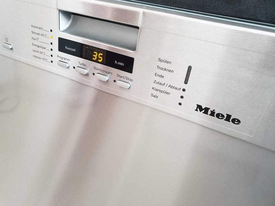 Инокс - Miele Съдомиялна - 14 Комплекта - Частично Вграждане - 60см