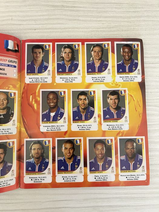 Panini World Cup 2002 – напълно попълнен албум (оригинал)