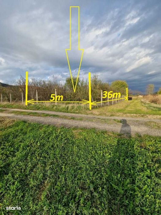 De vânzare 188mp teren extravilan în sat Vețel la 10 km de Deva