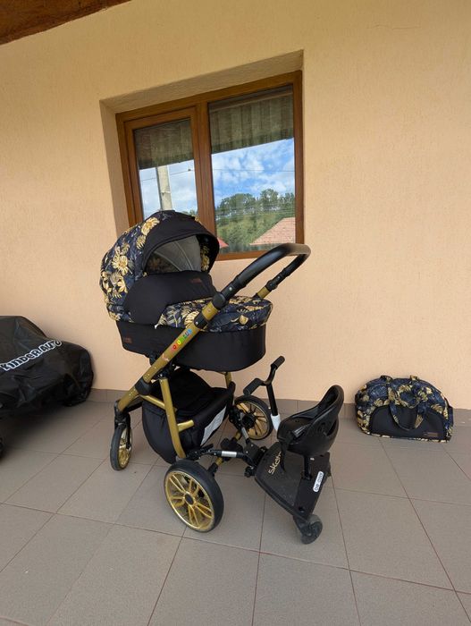 Căruț 3in1 babylux 1200 fara scaun al 2 lea copil sau 1600 cu scaunel