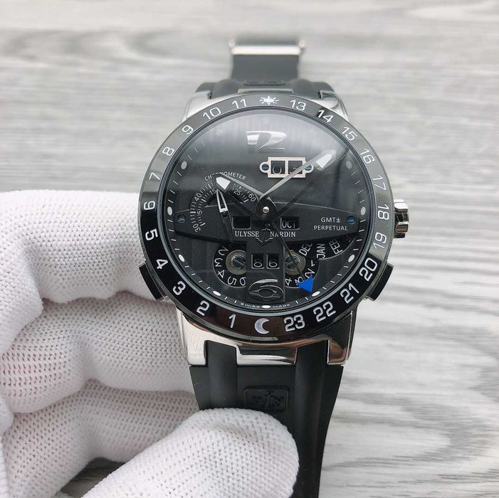 Автоматичен мъжки часовник Ulysse Nardin El Toro GMT Black
