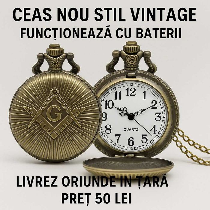 Ceas nou stil vintage