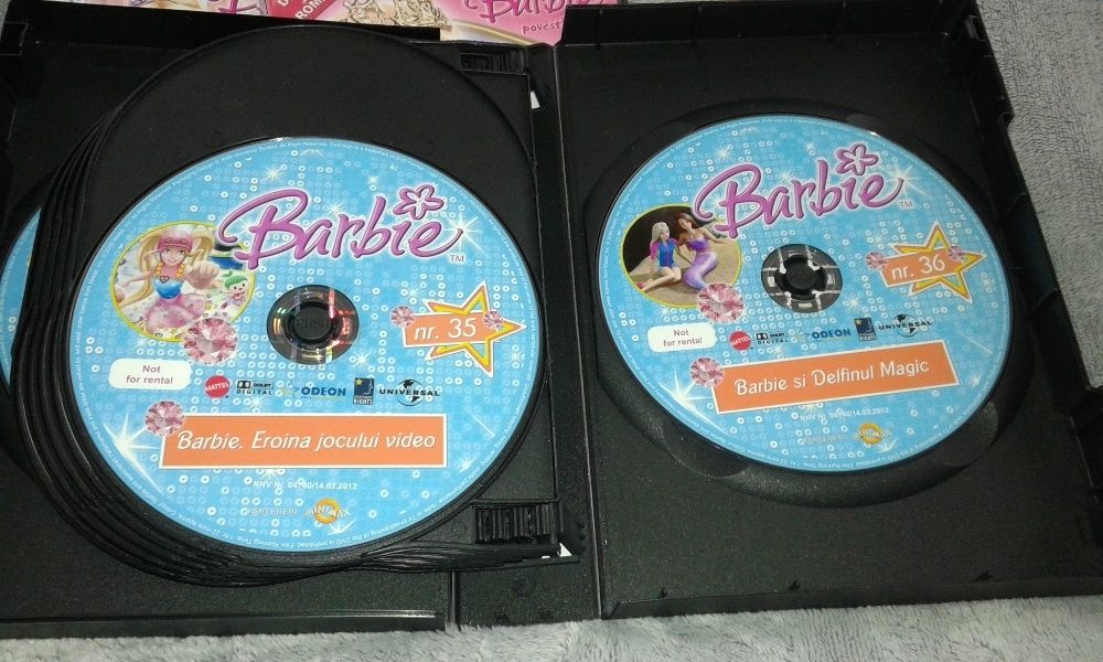Colectie Completa DVD-uri cu Barbie 36 Filme Dublate in limaba romana