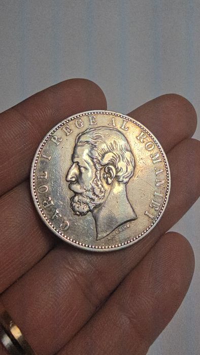Moneda 5 lei 1883