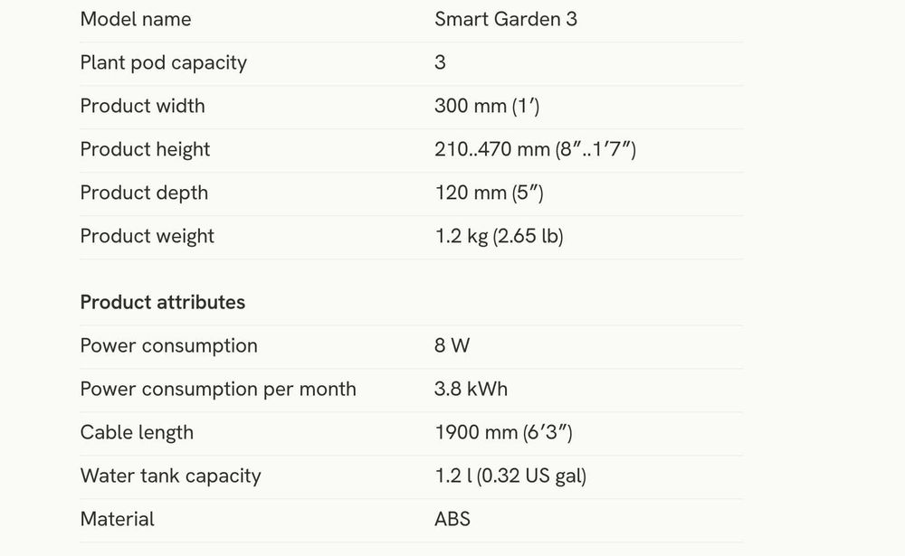 Click & Grow Smart Garden 3, Alb - Gradina de casa autonoma smart