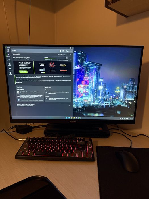 ASUS TUF 27” 2K 170Hz LED IPS + Razer DeathAdder V3 CADOU