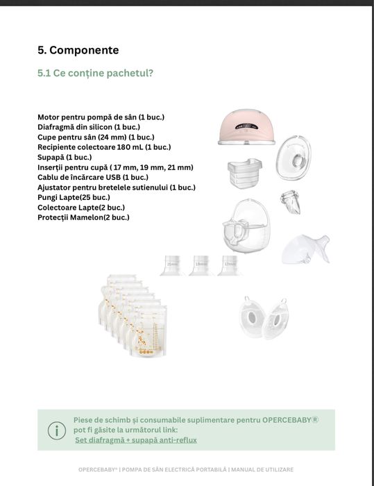 Set pompe san operce baby