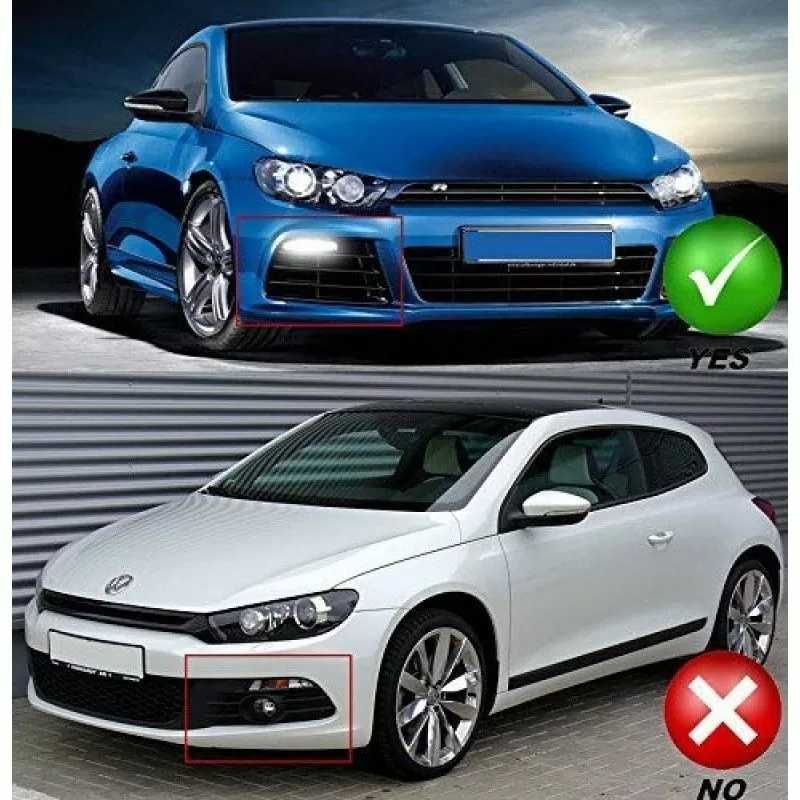 LED Дневни Светлини За Броня Vw Scirocco (2008/2014),R Design