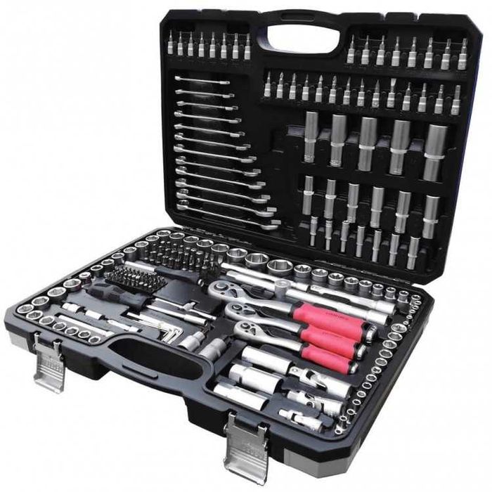 НЕМСКО Гедоре EverForce 216 Части + Ключове 8-22мм + ЛЕД ФЕНЕР