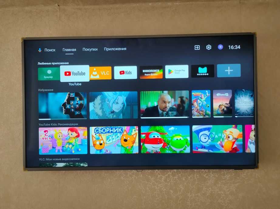 Телевизор PHILIPS 55" тонкий 4K UHD LED TV на базе ОС Android TV