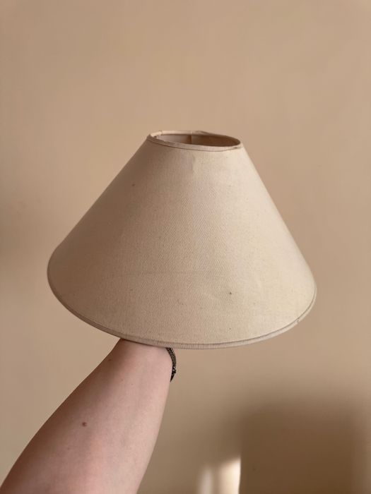 Abajur lampă din pânză înflorată