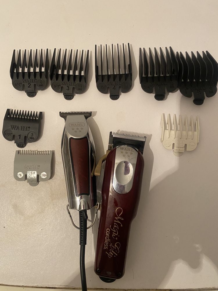 Mașina de tuns magic clip cordless + Wahl Detailer Wide