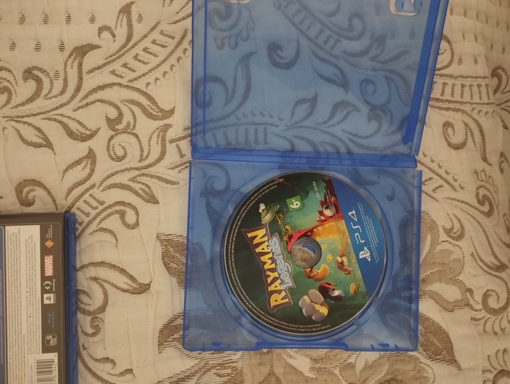 Ps 4 диски rayman,spider man