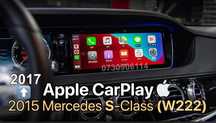Interfata Mercedes Apple CarPlay Android Auto S CLASS W222 Waze