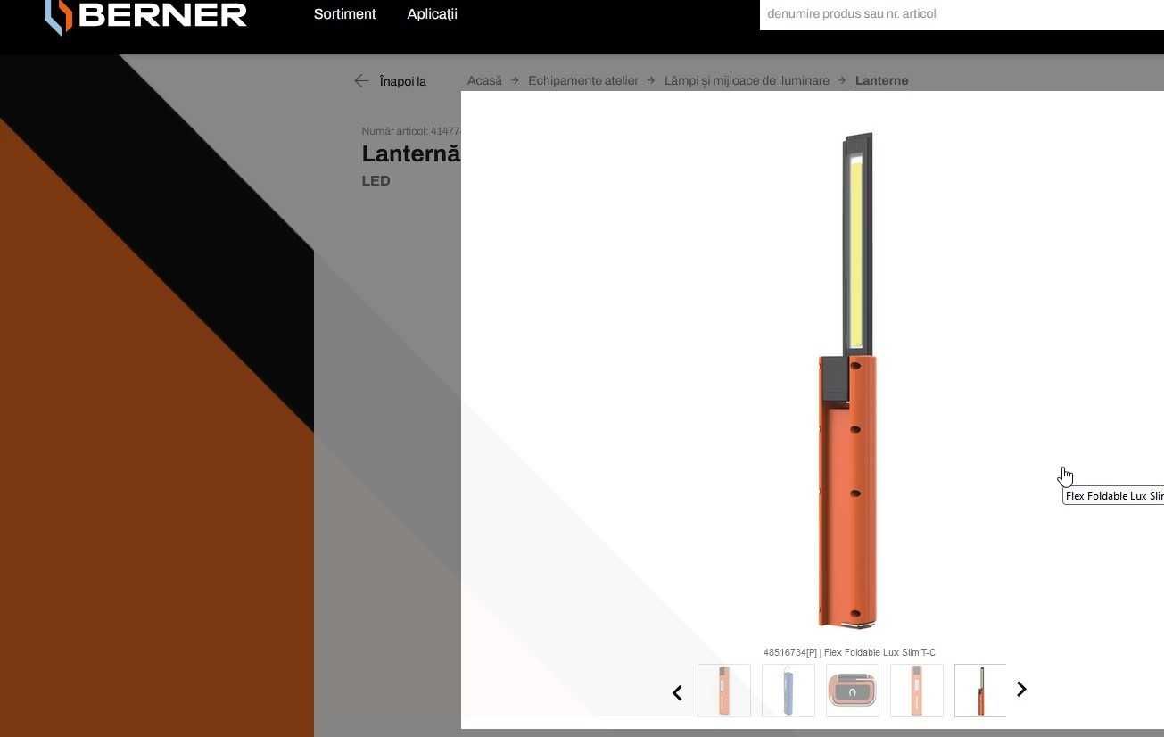 Slim Lux magnetic LED BERNER