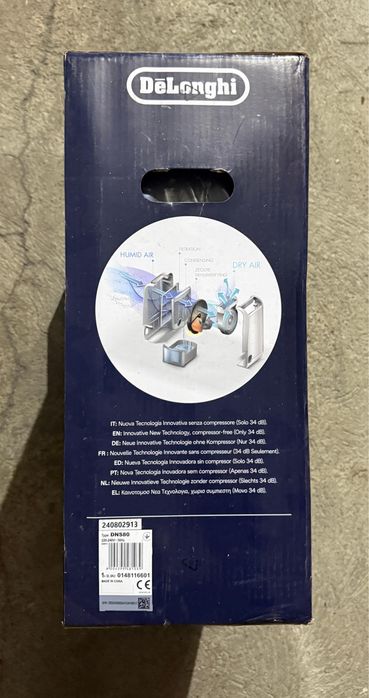 Dezumidificator Delonghi DNS80 Sigilat/Nou