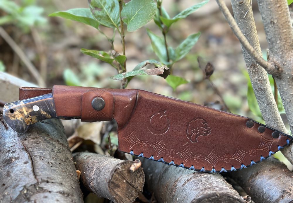 Ножове-N690 стабилизирано дърво