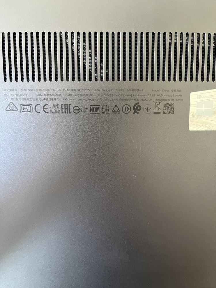 Lenovo Yoga 7 14ITL5 - i5 / 16GB / 512GB SSD / Touchscreen / Писалка