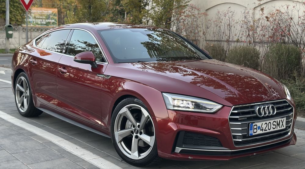 AUDI A5 3.0 Quattro / S line /  Led /  Rosu
