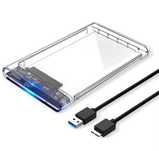 Rack caddy extern HDD SSD SATA 3.0 2.5 inch la USB 3.0, USB-C, PLASTIC