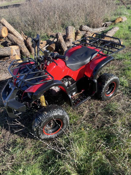 Atv 125 cc  merge foarte bine