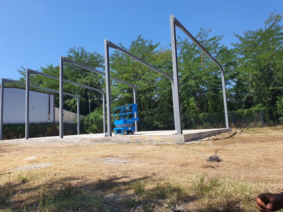 Hala metalica la cheie structura cu prindere pe suruburi Hale metalice