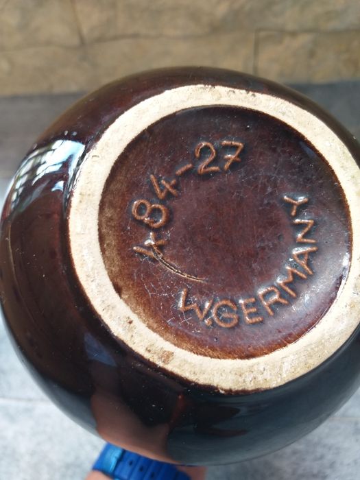 Vaza ceramica retro Scheurich- Fat Lava W.Germany