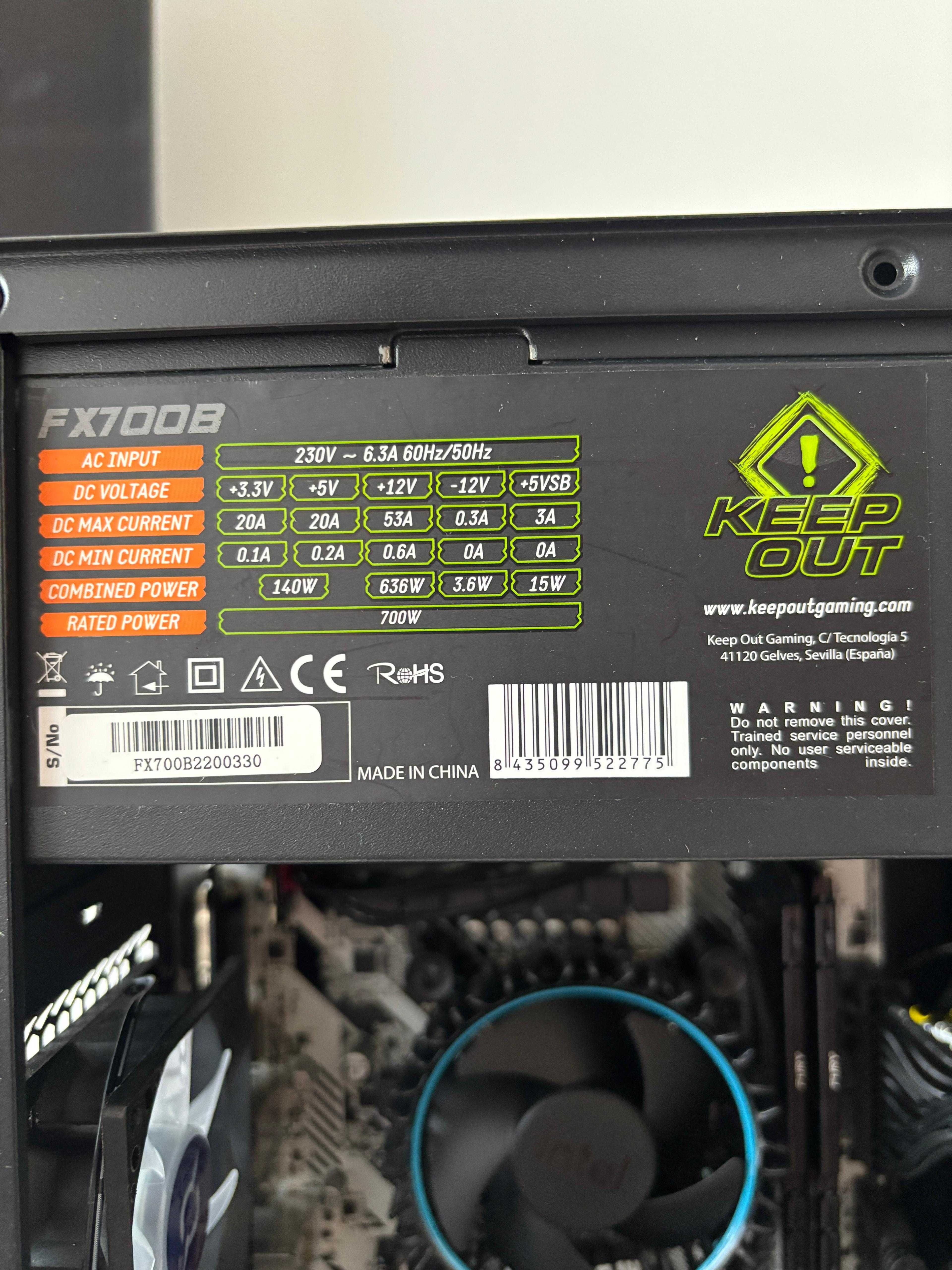 Pc Gaming Aqirys nou