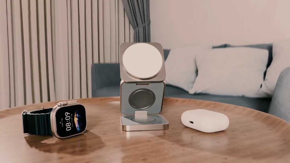 Беспроводное зарядное устройство MOMAX (3in1/15W)