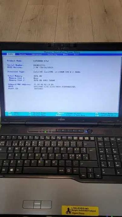 Placa de baza Fujitsu Lifebook E752 intel i3 2nd Gen