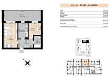 Rond Omv Pipera - Miluna Residence - Apartament 2 Camere Cu Terasa