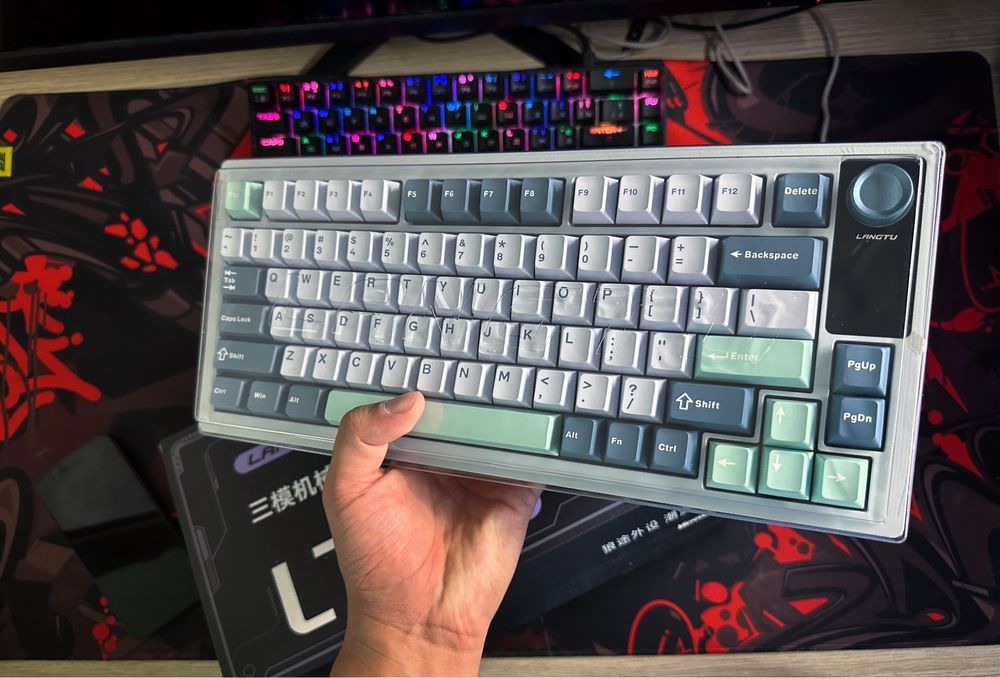 Механическая клава Langtu LT75 RGB display лучшая цена!