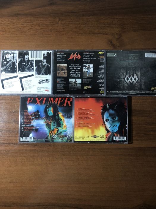Cd диски от sodom и exumer в отличном состояний