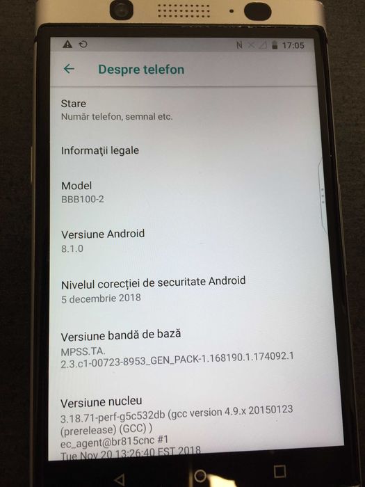 Vand BlackBerry Keyone