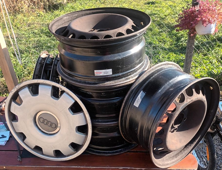 Jante Audi+capac set