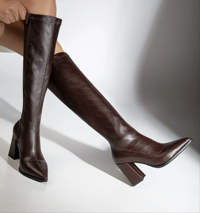 Cizme din piele artificială